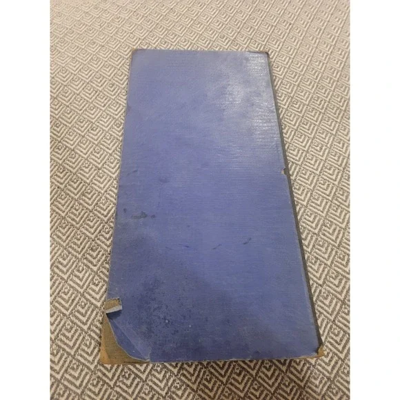 Vintage 1935 Blue Monopoly Board Game 99% Complete
